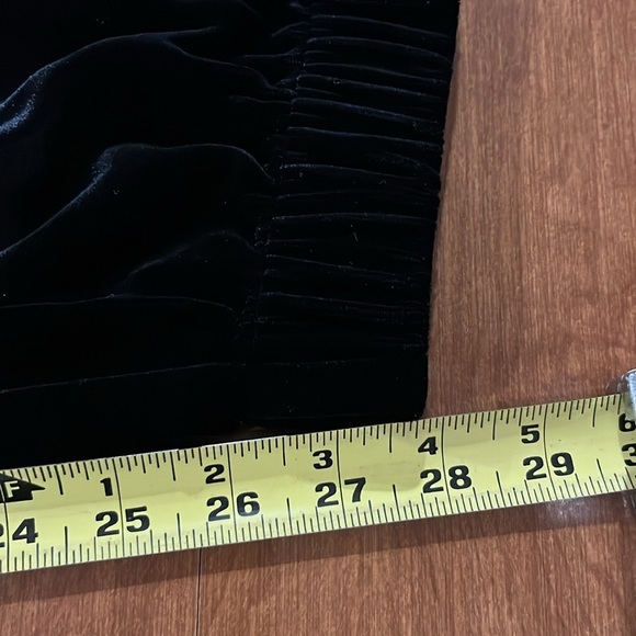 NWT Banana Republic Lilie Velvet Black Jogger Size Large. - Picture 5 of 7